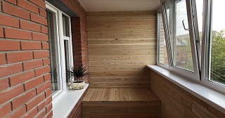 Отделка, остекление, утепление балконов в Черняховске от 212 руб. м/2.